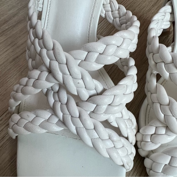 Sam Edelman White Marjorie Mule Heeled Sandals - Picture 7 of 8